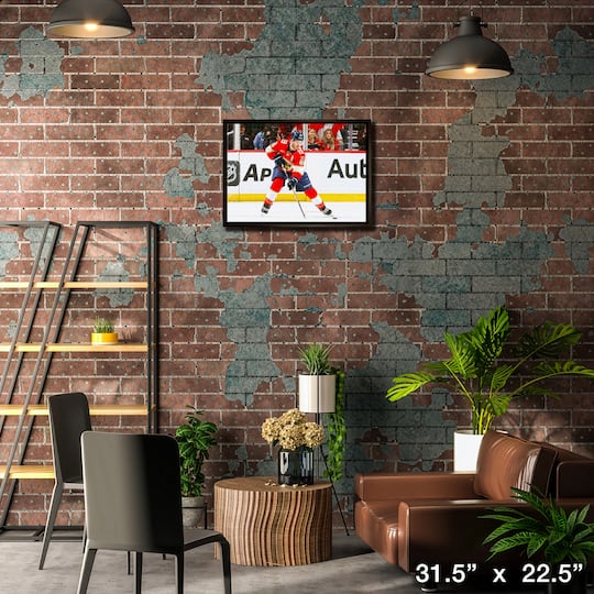 Matthew Tkachuk 20" x 29" Framed Canvas Panthers 31.5" x 22.5"